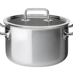 Merkproduct Spring Brigade kookpan met glasdeksel ø 20 cm rvs
