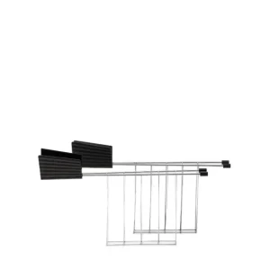 Beste Prijs Alessi Plissé tostiklem rvs kunststof zwart 2 stuks
