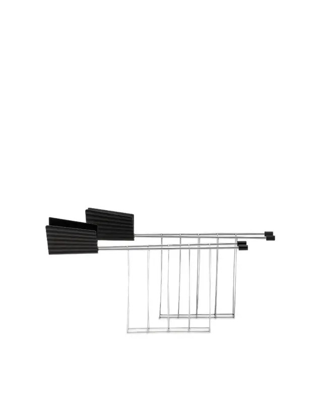 Beste Prijs Alessi Plissé tostiklem rvs kunststof zwart 2 stuks