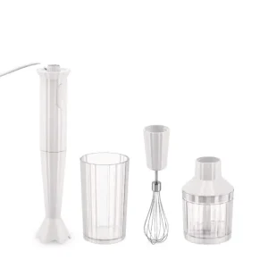 Alessi Plissé staafmixer kunststof wit 4-delig Express Levering