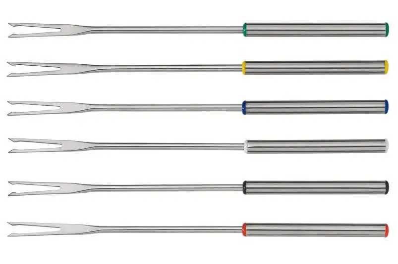 Spring Fun fonduevork 26 cm rvs 6 stuks Favoriet