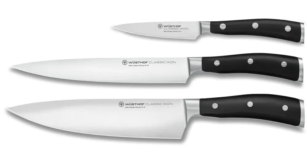 Wüsthof Classic Ikon messenset messenstaal 3-delig Hete Deal