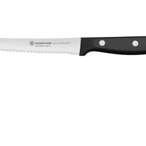 Wüsthof Gourmet worst- /tomatenmes 12 cm rvs zwart Lage Prijs