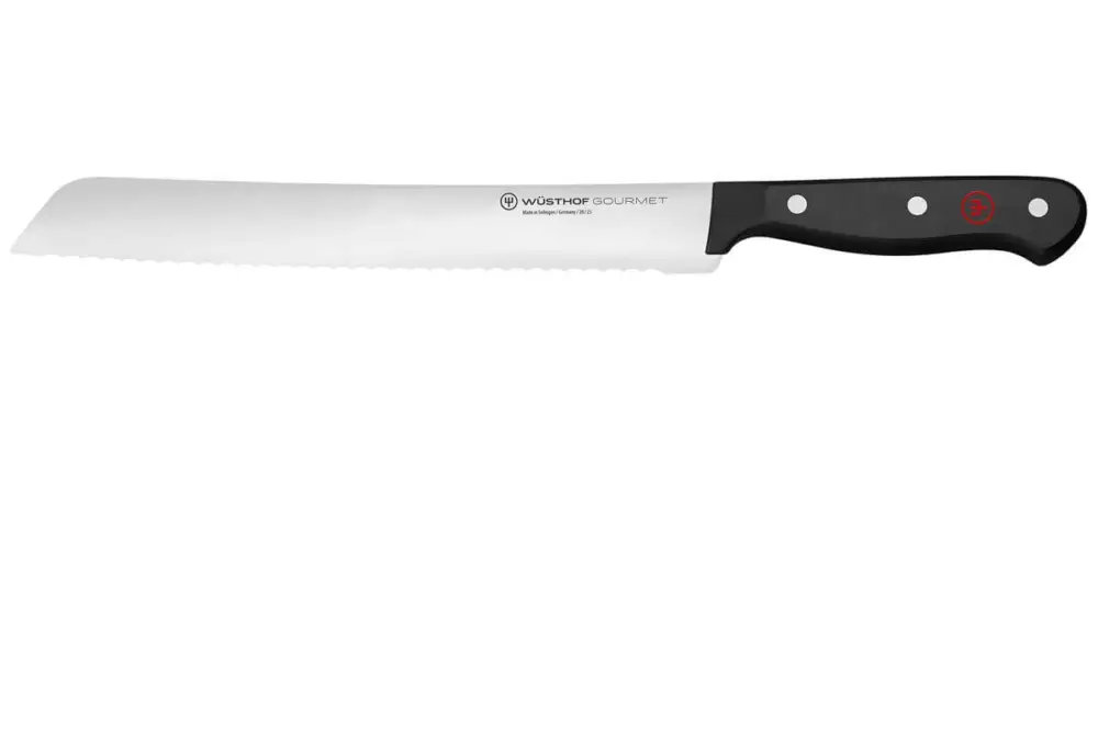 Snelle Levering Wüsthof Gourmet broodmes 23 cm rvs zwart