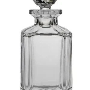 Flitsaanbieding Oldenhof Square whiskykaraf 800 ml kristalglas