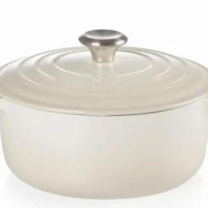 Le Creuset Signature braadpan 3,3 liter ø 22 cm gietijzer meringue Gereduceerde Prijs