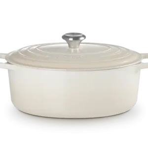 Le Creuset Signature braadpan ovaal 6,3 liter ø 31 cm gietijzer meringue Beperkte Voorraad