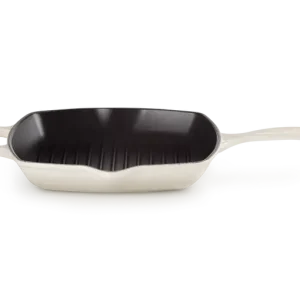 Le Creuset skillet grill vierkant 26 cm gietijzer meringue Meest Verkocht