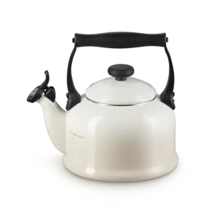Rechtstreeks Van De Fabrikant Le Creuset Tradition fluitketel 2,1 liter staal meringue