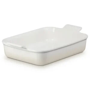 Uitverkoop Le Creuset rechthoekige ovenschaal 32 x 24 cm aardewerk Meringue