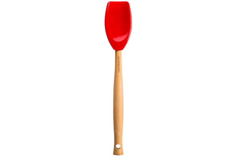 Express Levering Le Creuset Premium lepelspatel 29 cm silicone kersrood