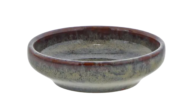 Oldenhof 1821 tapasschaaltje ø 10 x 2,5 cm aardewerk mosgroen Op = Op