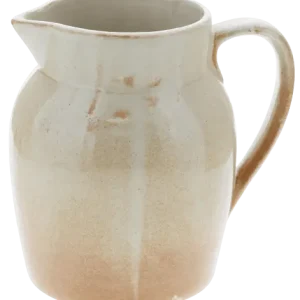 Premium Oldenhof 1821 Hazelnut karaf 1 liter aardewerk beige