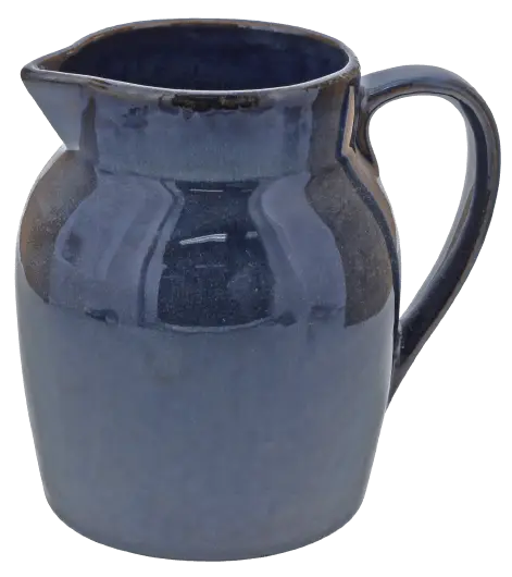 Oldenhof 1821 Hazelnut karaf 1 liter aardewerk blauw Bestseller