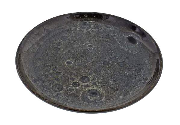 Oldenhof 1821 ontbijtbord ø 22 cm aardewerk spickelblauw Populair