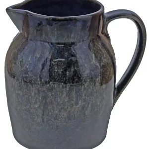 Oldenhof 1821 Hazelnut karaf 1 liter aardewerk spickelblauw Superprijs