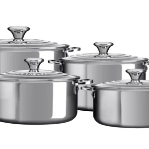 Le Creuset Signature kookpannenset rvs 4-delig Laatste Kans
