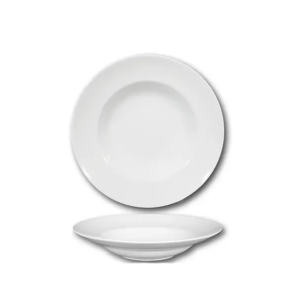 Oldenhof Napoli pastabord ø 30 cm porselein wit Shop Nu