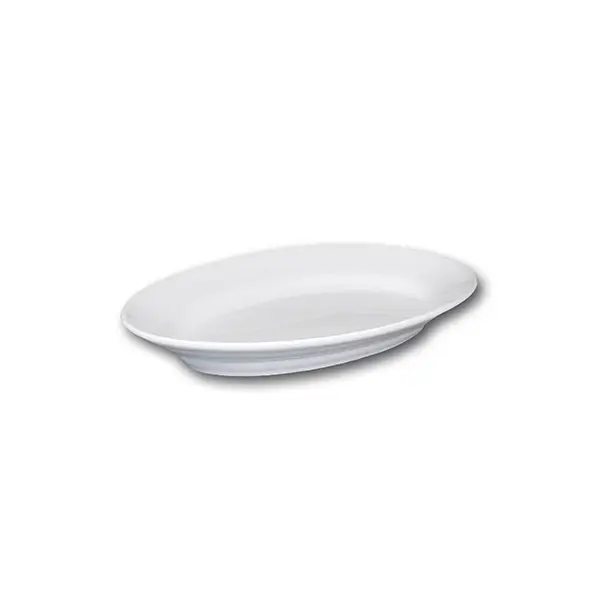 Korting Oldenhof Tivoli serveerschaal ovaal 38 x 25,8 cm porselein wit