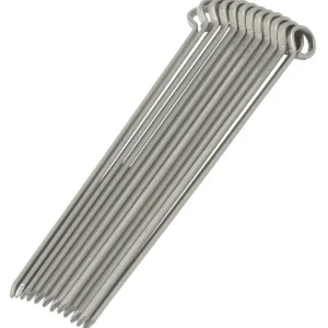 Oldenhof vleesspies 20 cm rvs 12 stuks Favoriet