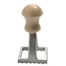 Oldenhof ravioli stempel vierkant 40 x 40 mm aluminium hout Weekendaanbieding
