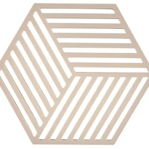 Beste Prijs Zone Denmark Hexagon onderzetter 16 x 14 cm silicone woestijnkleur