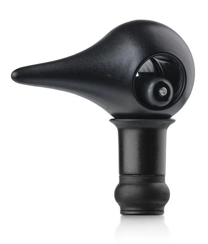 Zone Denmark Bird wijnstop 6,4 cm kunststof zwart Finale Uitverkoop