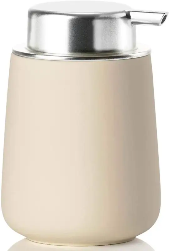 Alleen Vandaag Zone Denmark Nova zeepdispenser porselein rvs zwart crème