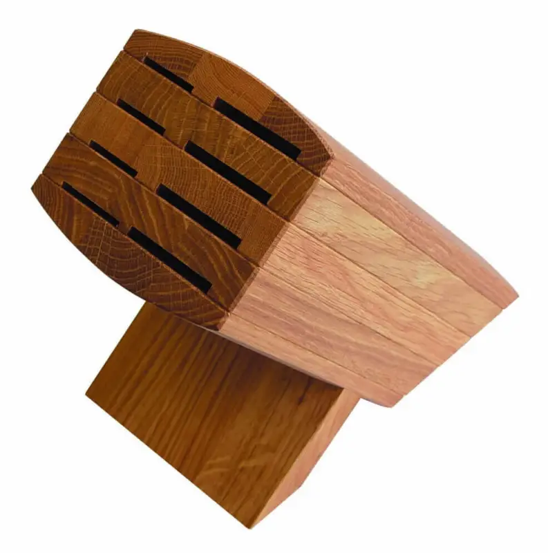 Kai Wasabi messenblok 31 cm voor 8 messen eikenhout Bestseller