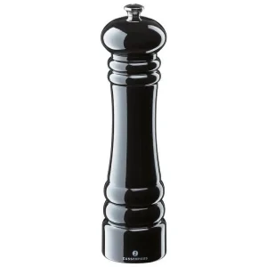 Gecertificeerd Zassenhaus Berlin zoutmolen 24 cm hout glanzend zwart