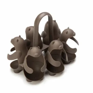 Ototo Eggbears eierkoker kunststof bruin Actieprijs