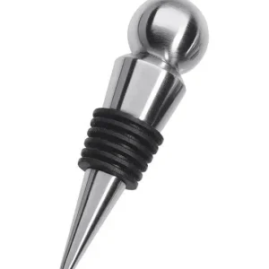 Aanbieding Cilio Burgunder wijnstop ø 2,3 cm h 9 cm rvs