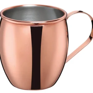 Beperkte Voorraad Cilio Moscow Mule beker 500 ml rvs koperkleurig