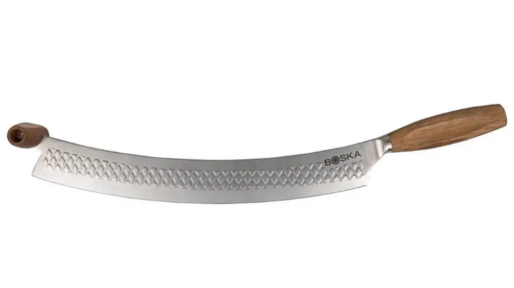 Dagaanbieding Boska Oslo kaas & pizzames 44 cm hout/rvs