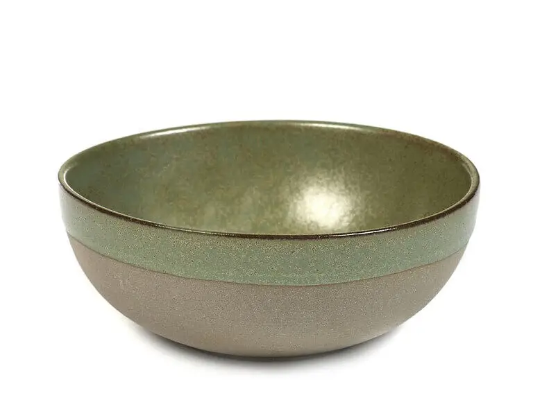 Bestseller Serax Surface by Sergio Herman kom 13 cm camogreen