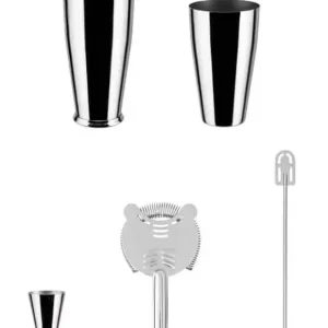 Populair Alessi Lunar Eclipse cocktailset rvs 4-delig