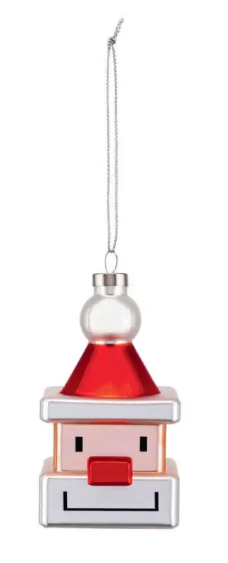 Beperkt Aanbod Alessi Santa Cube kerstbal 5,5 x 5,5 cm porselein