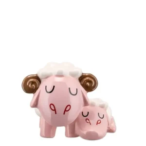 Dagaanbieding Alessi Happy Eternity Baby Pisoletti porselein wit/rood/roze