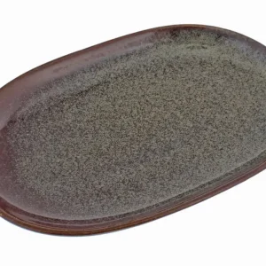 Oldenhof 1821 ovale schaal ø 23 x 16 cm aardewerk mosgroen Merkproduct