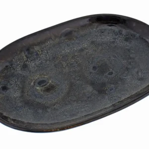 Favoriet Oldenhof 1821 ovale schaal ø 23 x 16 cm aardewerk spickelblauw