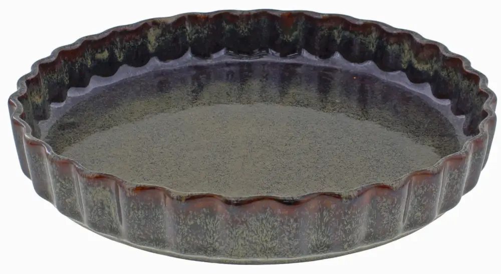 Oldenhof 1821 quichevorm ø 27 cm aardewerk mosgroen Merkproduct