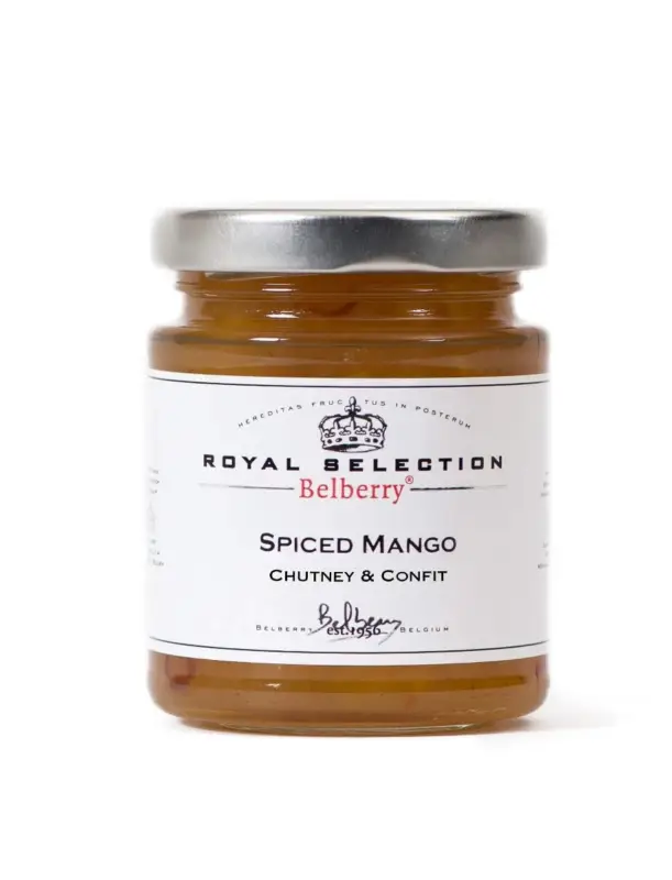 Oldenhof Belberry gekruide mango chutney 180 gram Koop Vandaag