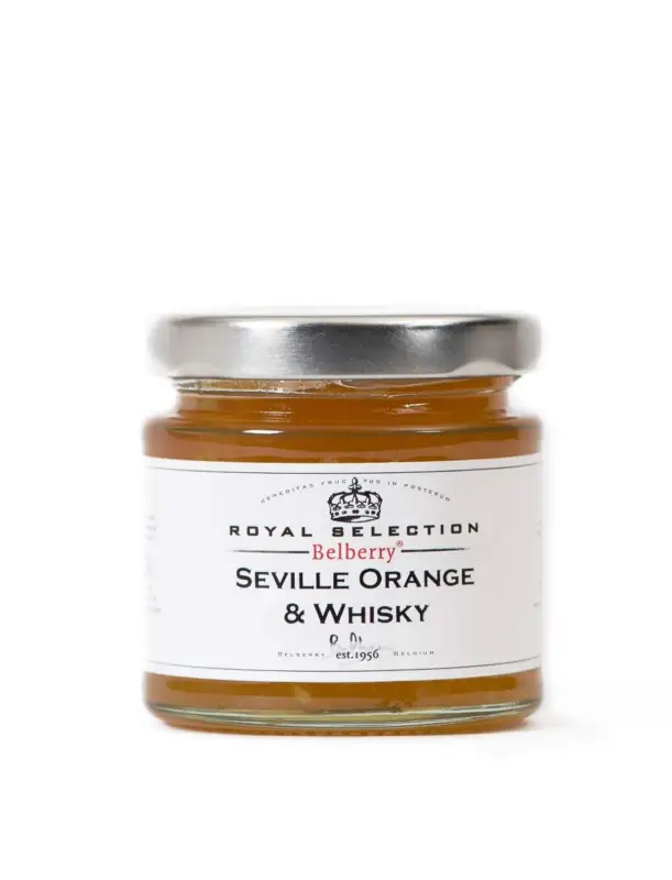 Favoriet Oldenhof Belberry luxe sinaasappel & whisky confiture 130 gram