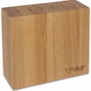 Laguiole en Aubrac messenblok voor 6 steakmessen hout Gratis Retour