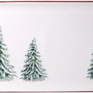 Gien Filet Noël rechthoekige serveerschaal 36 x 15,5 cm keramiek Voordeelprijs