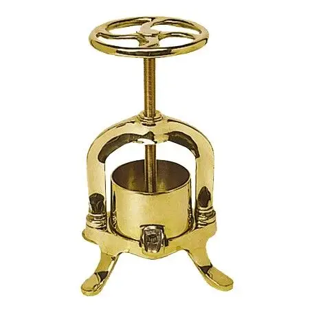 Weekendaanbieding Oldenhof Presse de Canard eendenpers massief messing koperkleurig