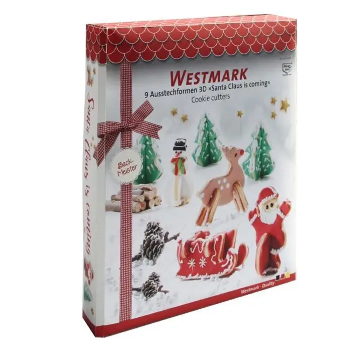 Westmark uitsteekvorm kerst rvs 5-delig Hoge Kwaliteit