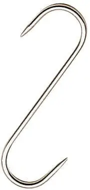 Deglon S-haak ø 6 mm / 18 cm rvs Betaalbaar