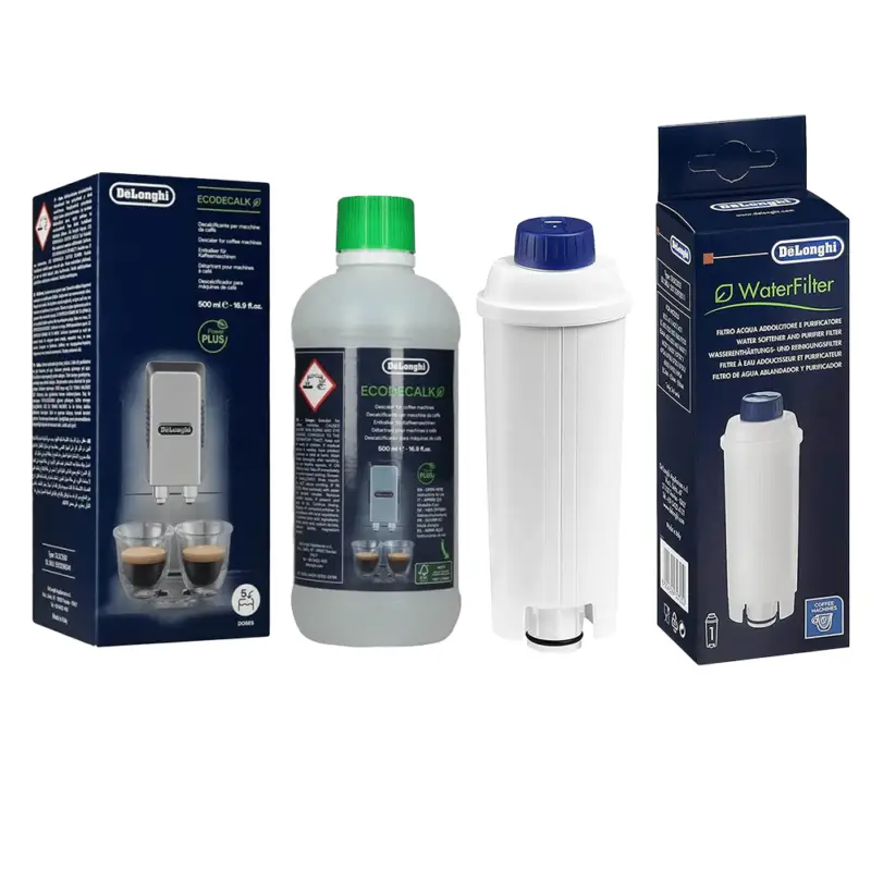 Actieprijs Delonghi Onderhoudsset Koffiemachine Waterfilter + Ontkalker (500ml)