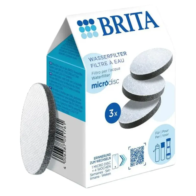 BRITA MicroDisc Waterfilterset 1020107 3st. filtert (PFAS) Direct Beschikbaar